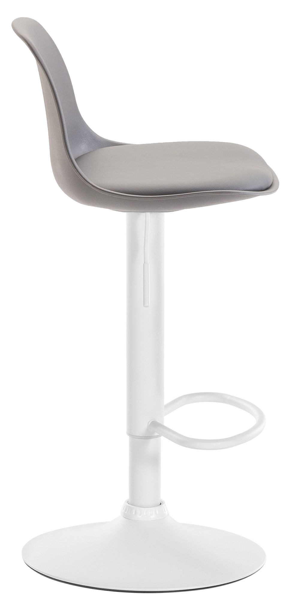 Tabouret de bar Kiel Similicuir et coque en plastique