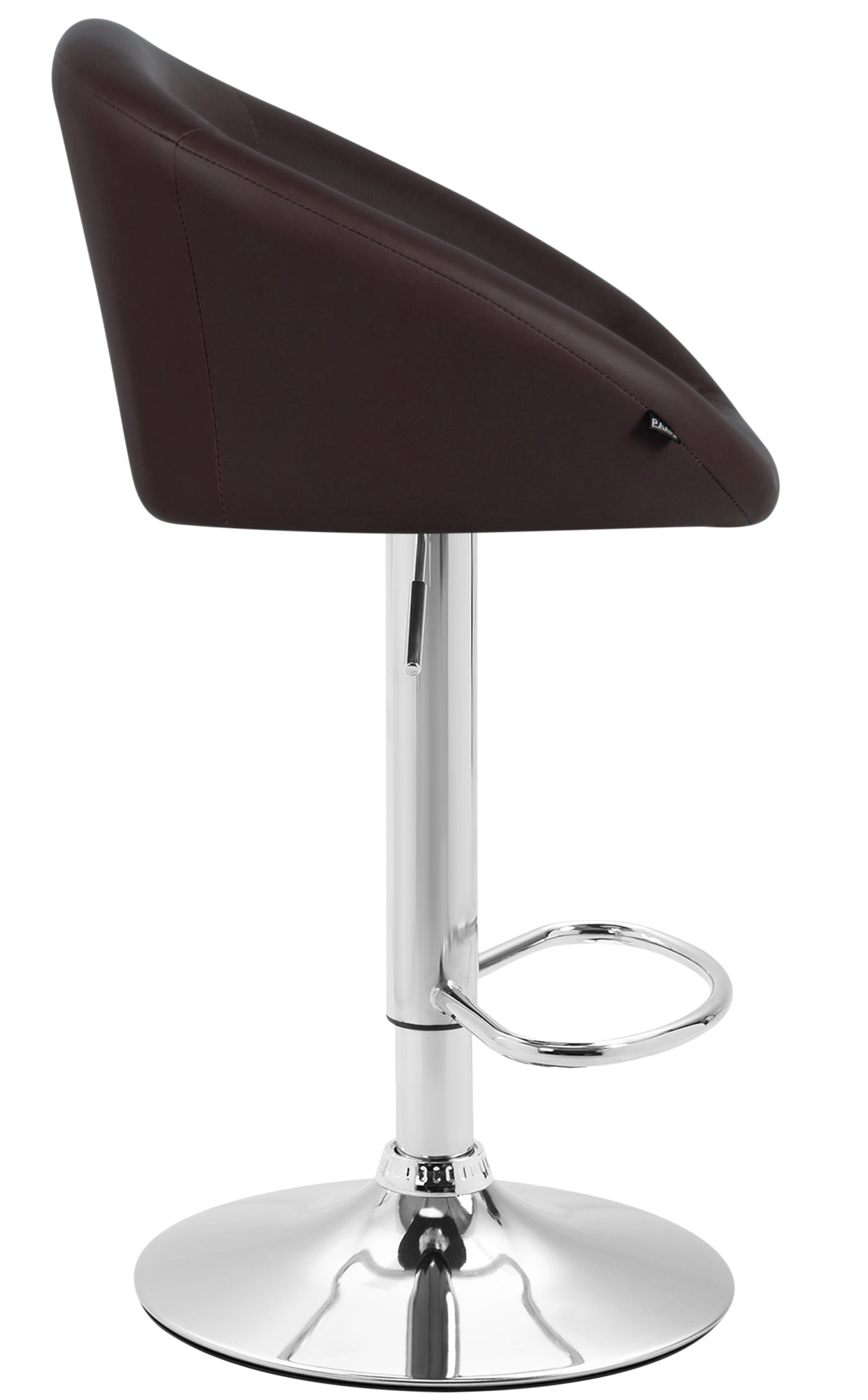 Tabouret de bar Miami V2 similicuir avec pied en métal