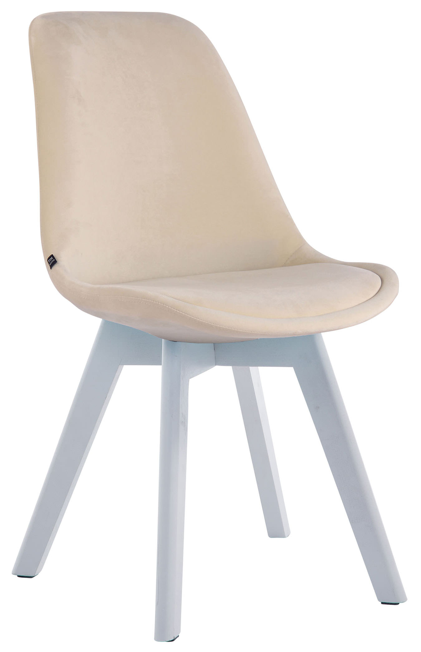 Lot de 4 Chaises de salle à manger Borneo V2 en velours