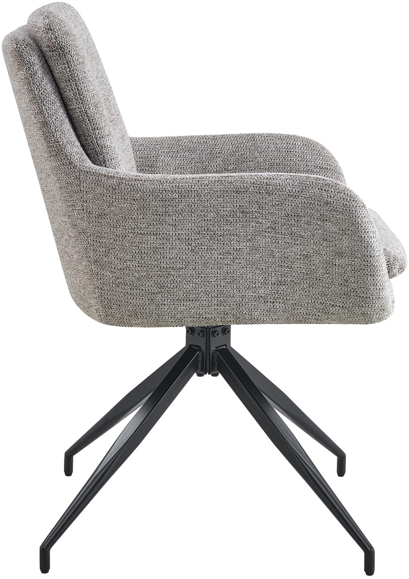 Lot de 2 chaises de salle à manger Pickett en tissu