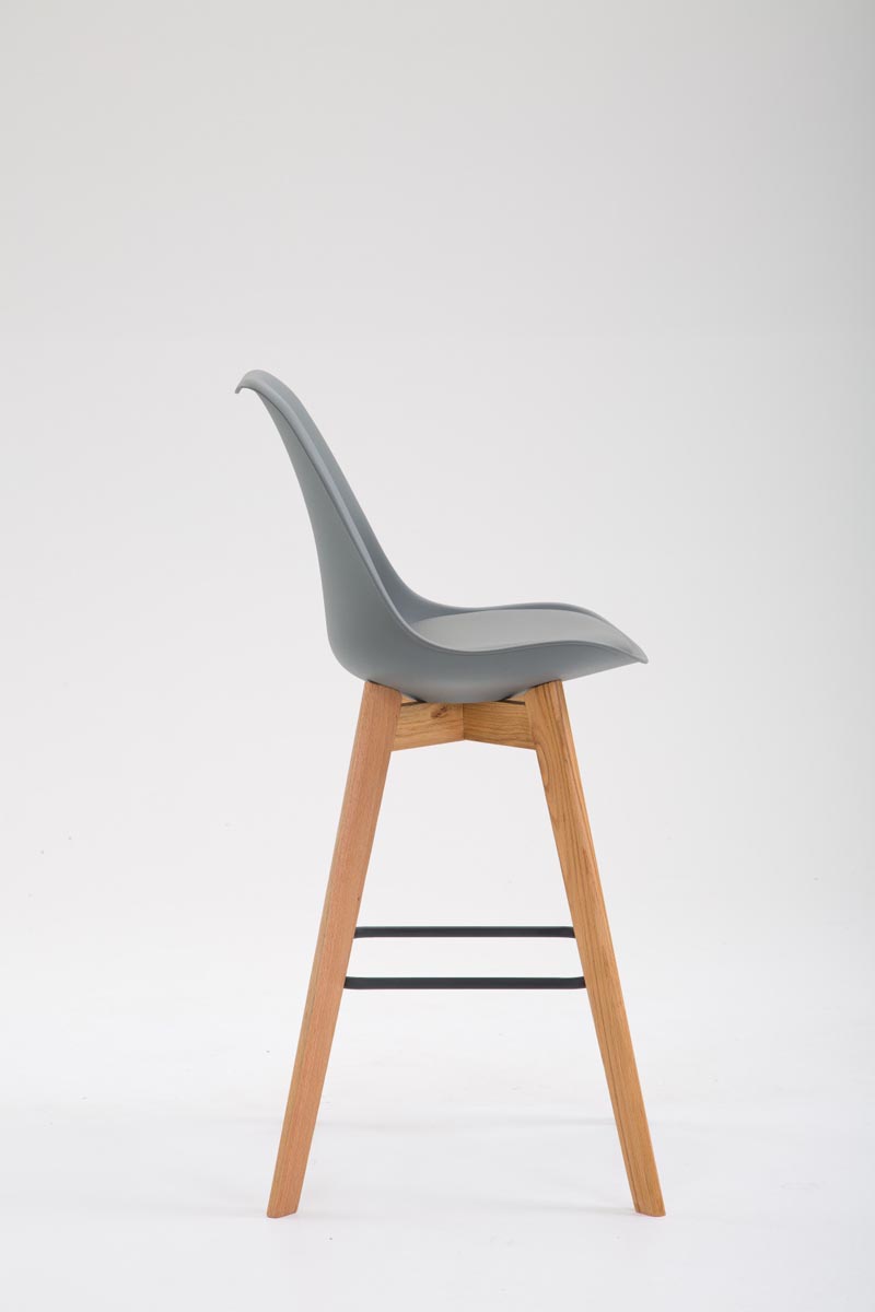 Tabouret de bar Metz à coque plastique
