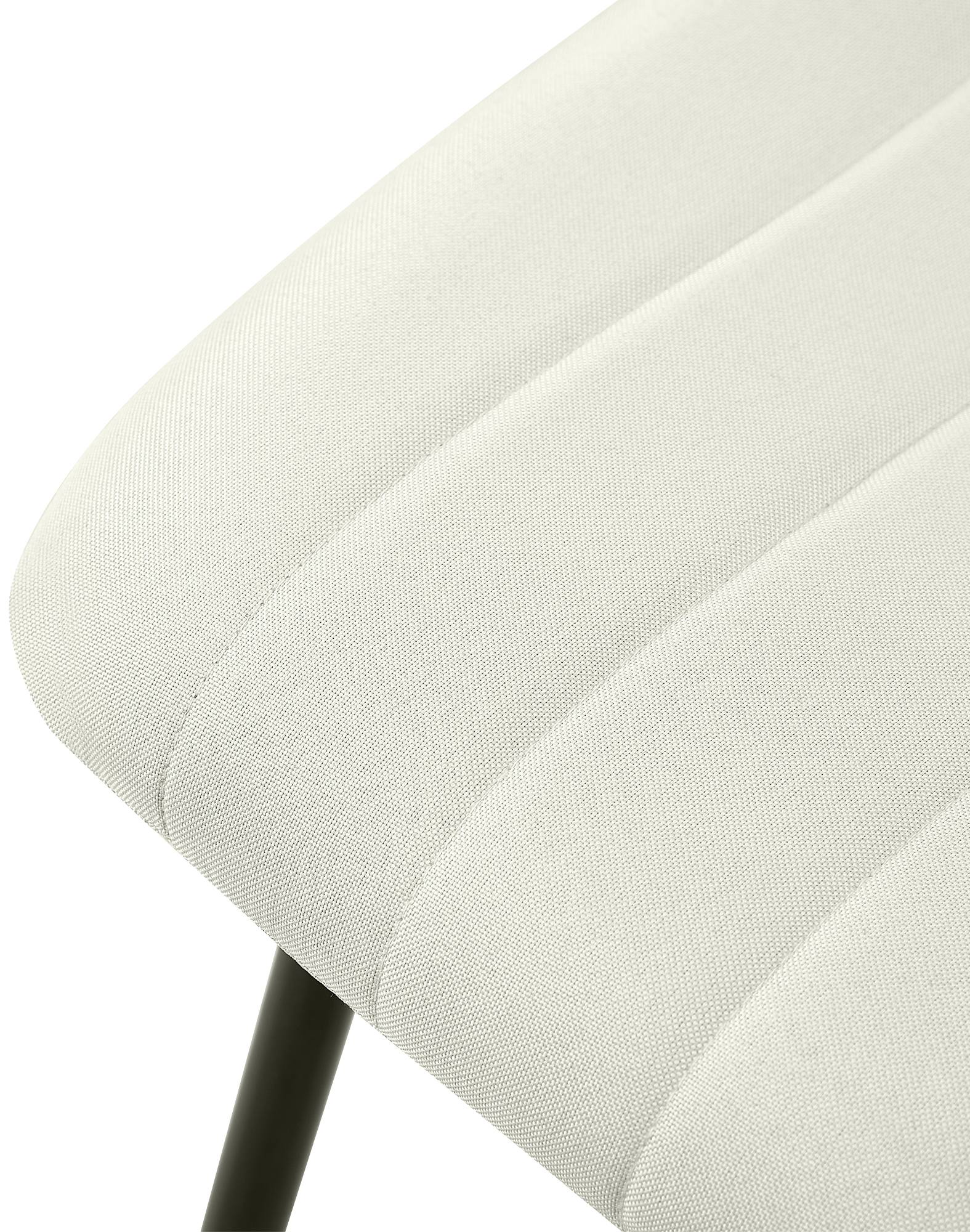 Chaise de salle à manger Dijon avec Piètement en métal noir