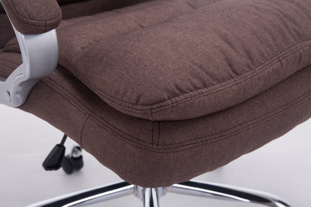 Fauteuil de bureau XXL Vancouver Tissu