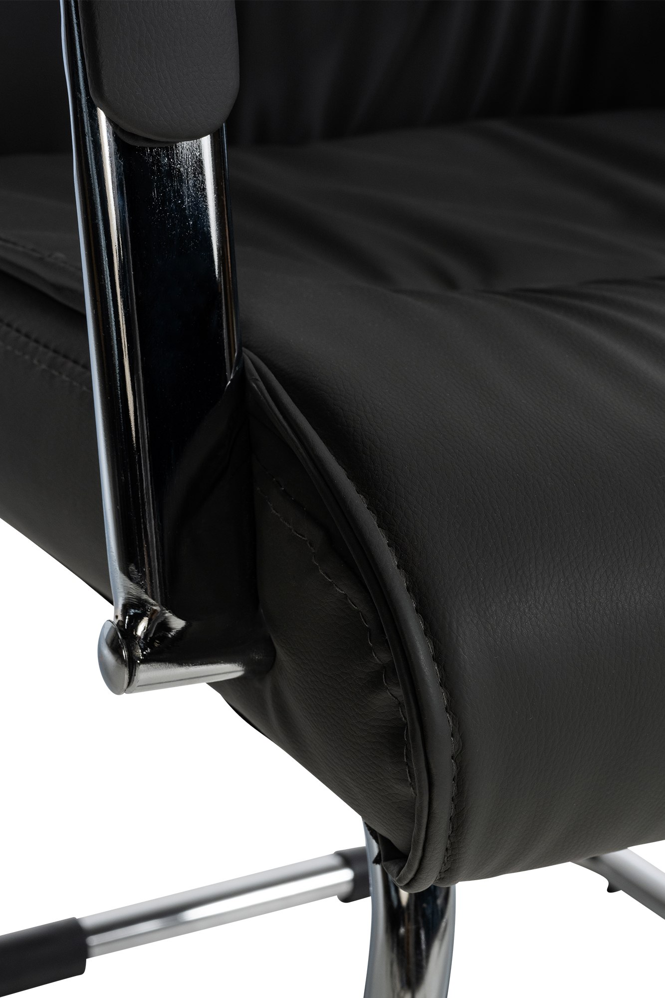Chaise oscillante Sievert en similicuir