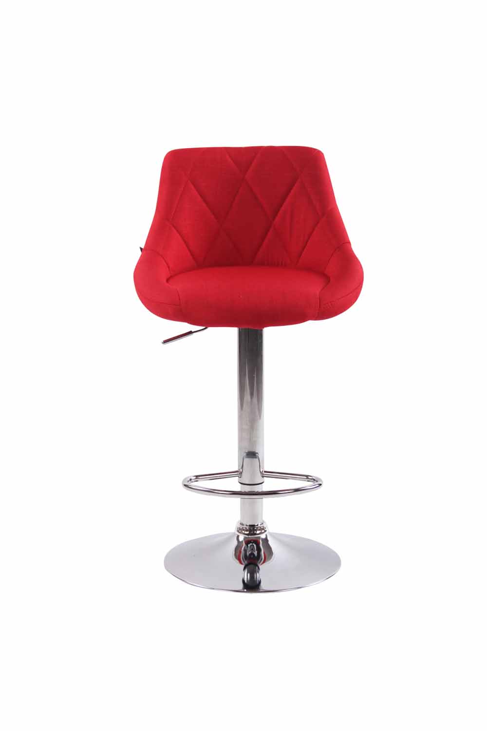 Lot de 2 tabourets de bar Lazio tissu