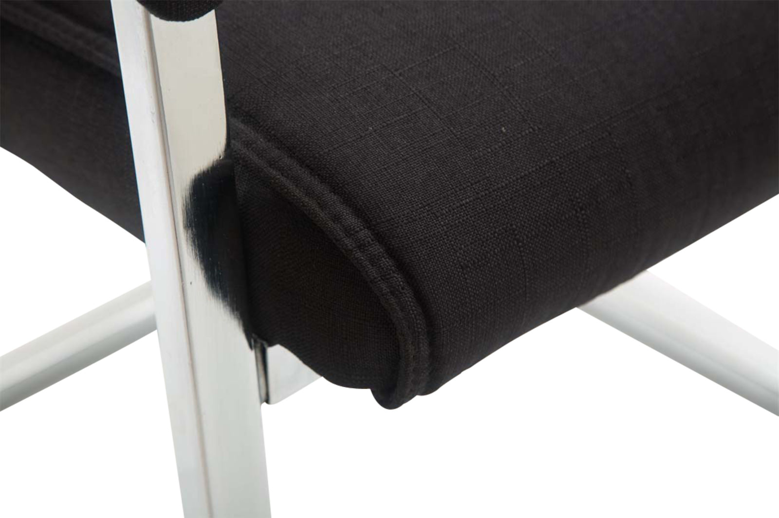CLP Lot de 2 Chaises Cantilever XXL Anubis en Tissu avec accoudoirs