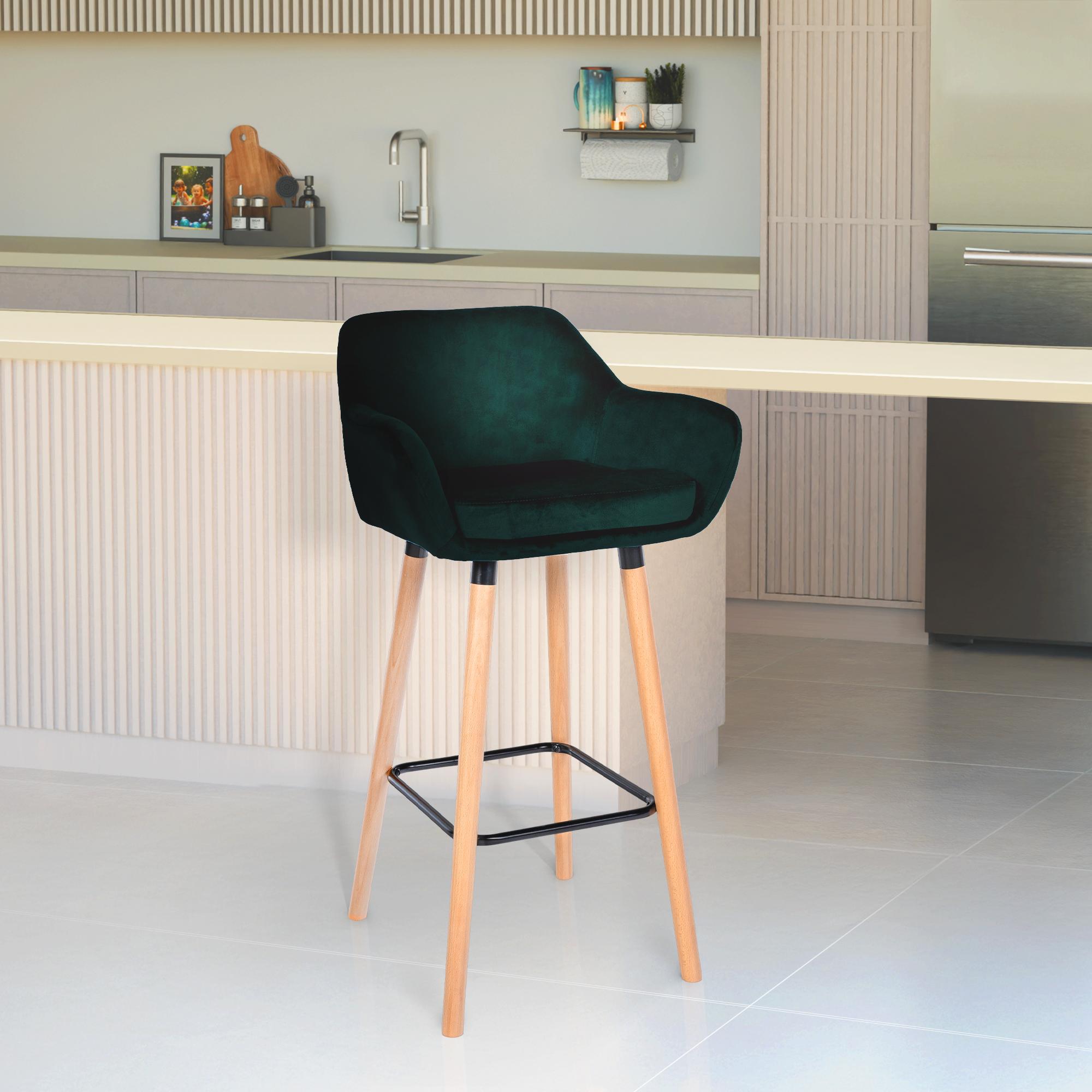 Tabouret de Bar Grant Velours