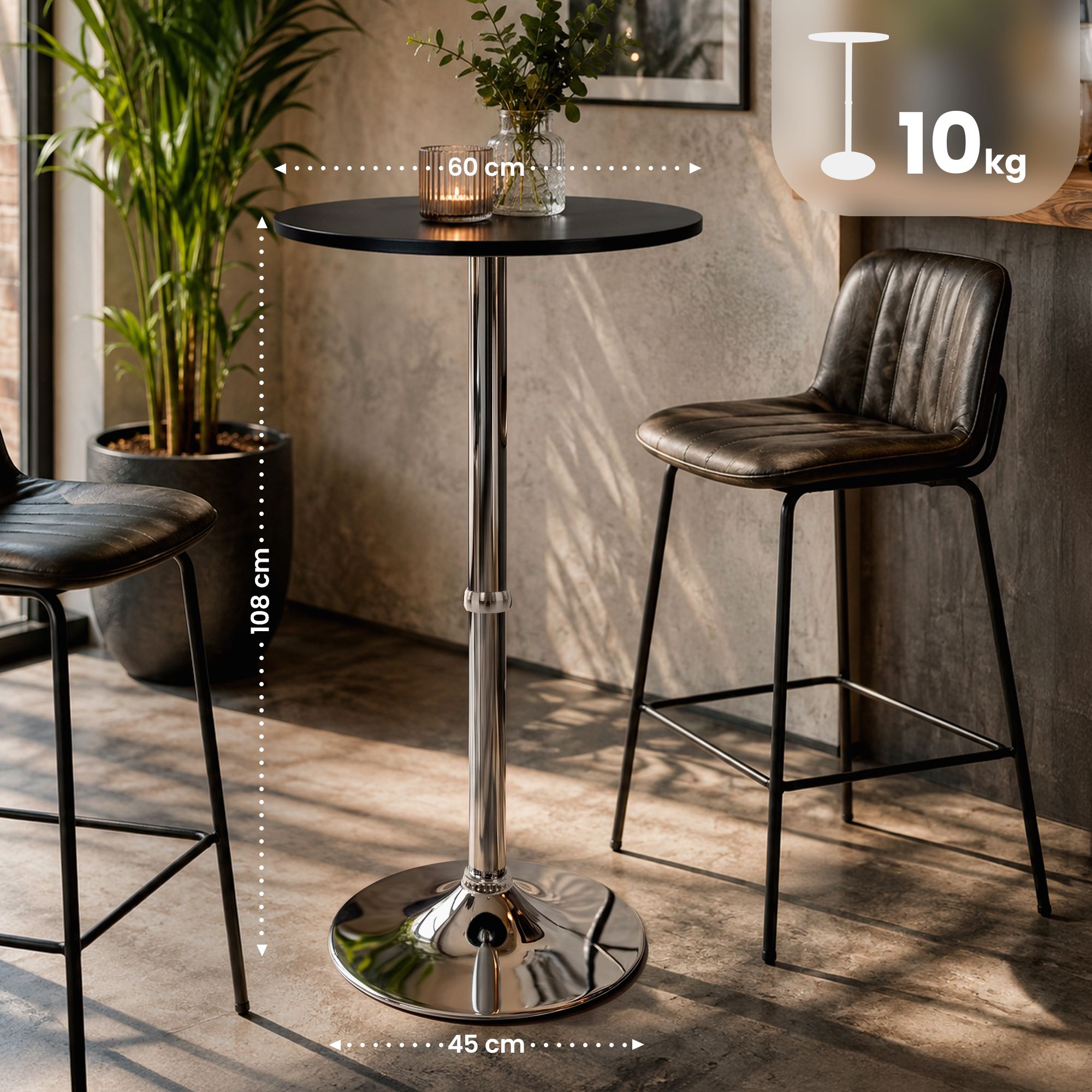 Table mange-debout ronde Ø 60 cm