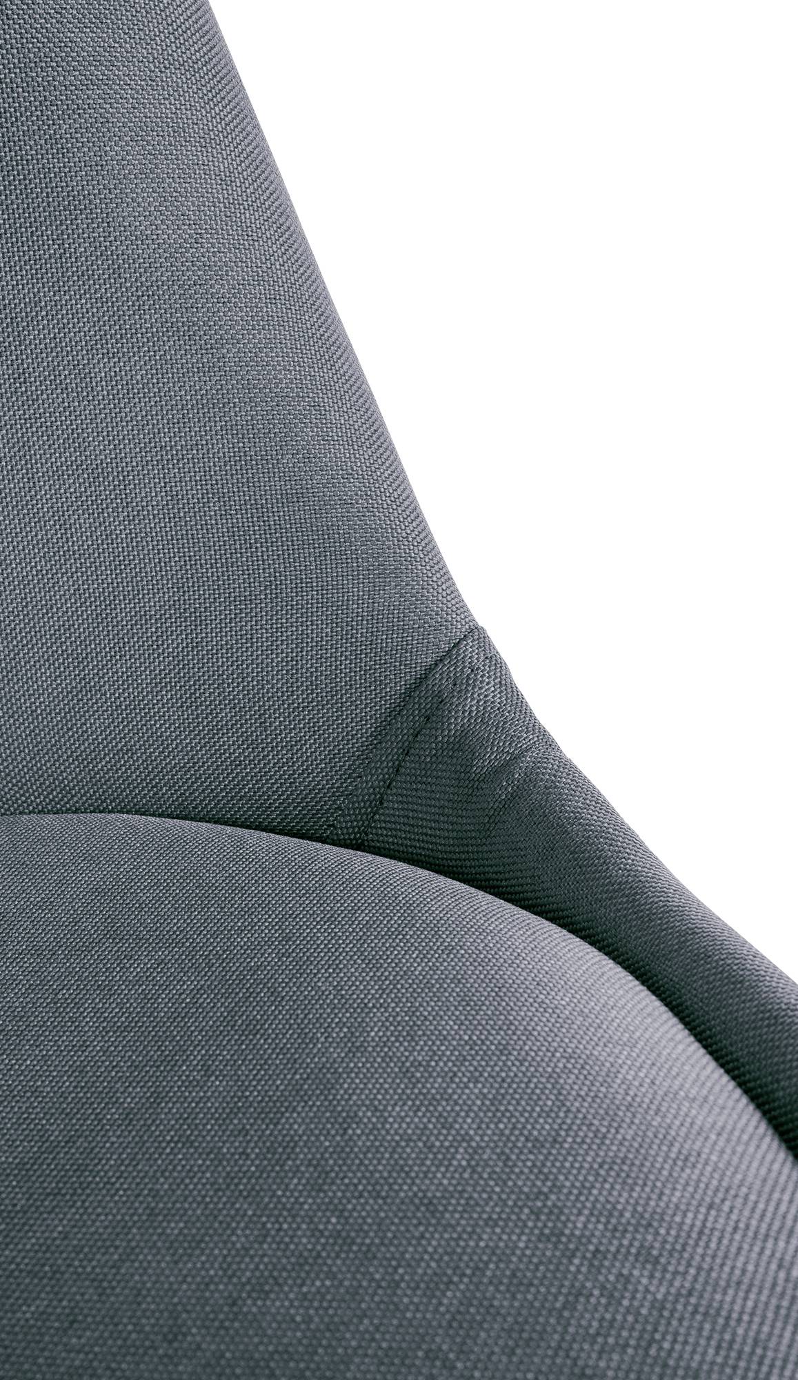 Lot de 4 chaises de salle à manger Sofia en tissu Pieds en bois
