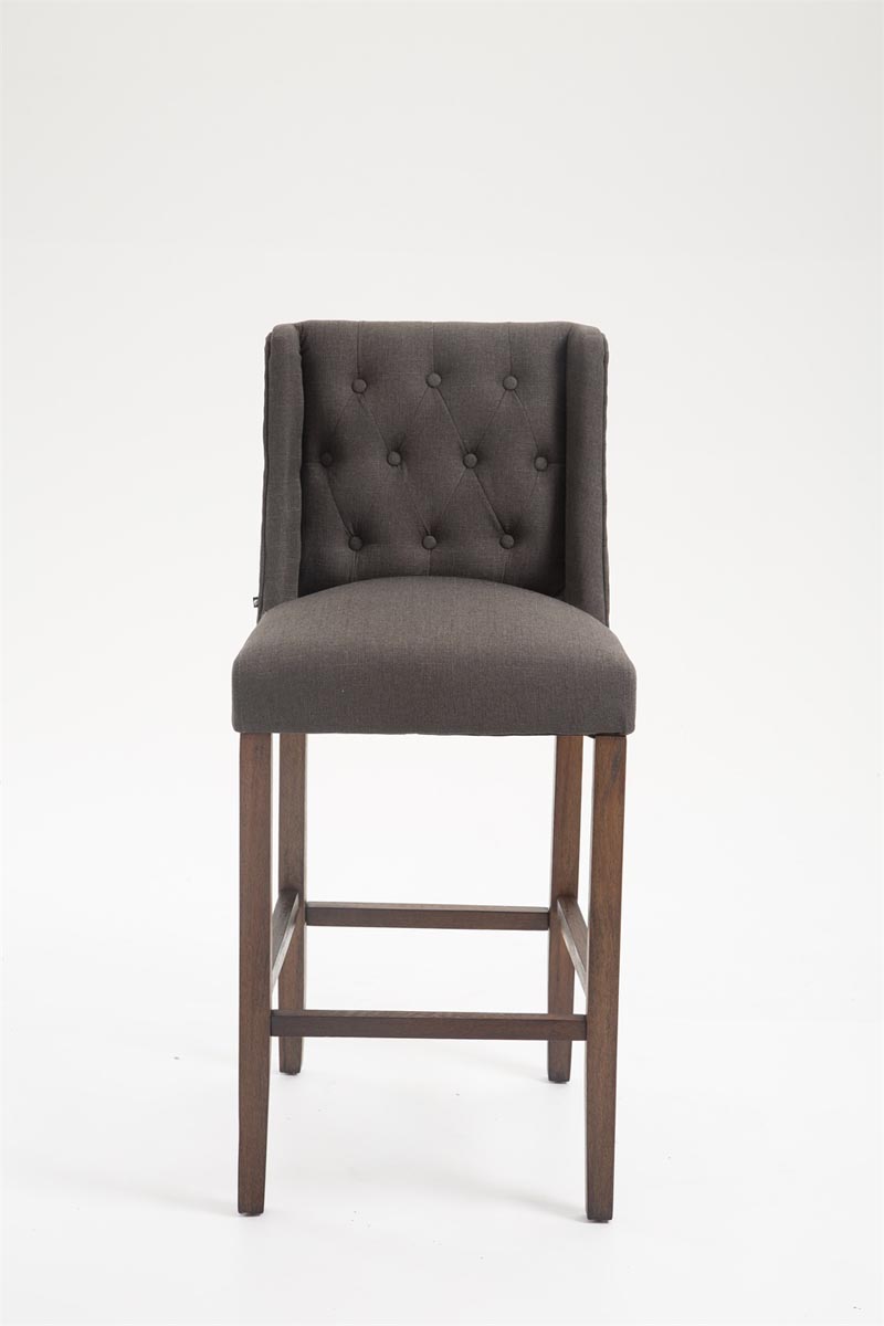 Lot de 2 Tabourets de bar Cassandra Tissu