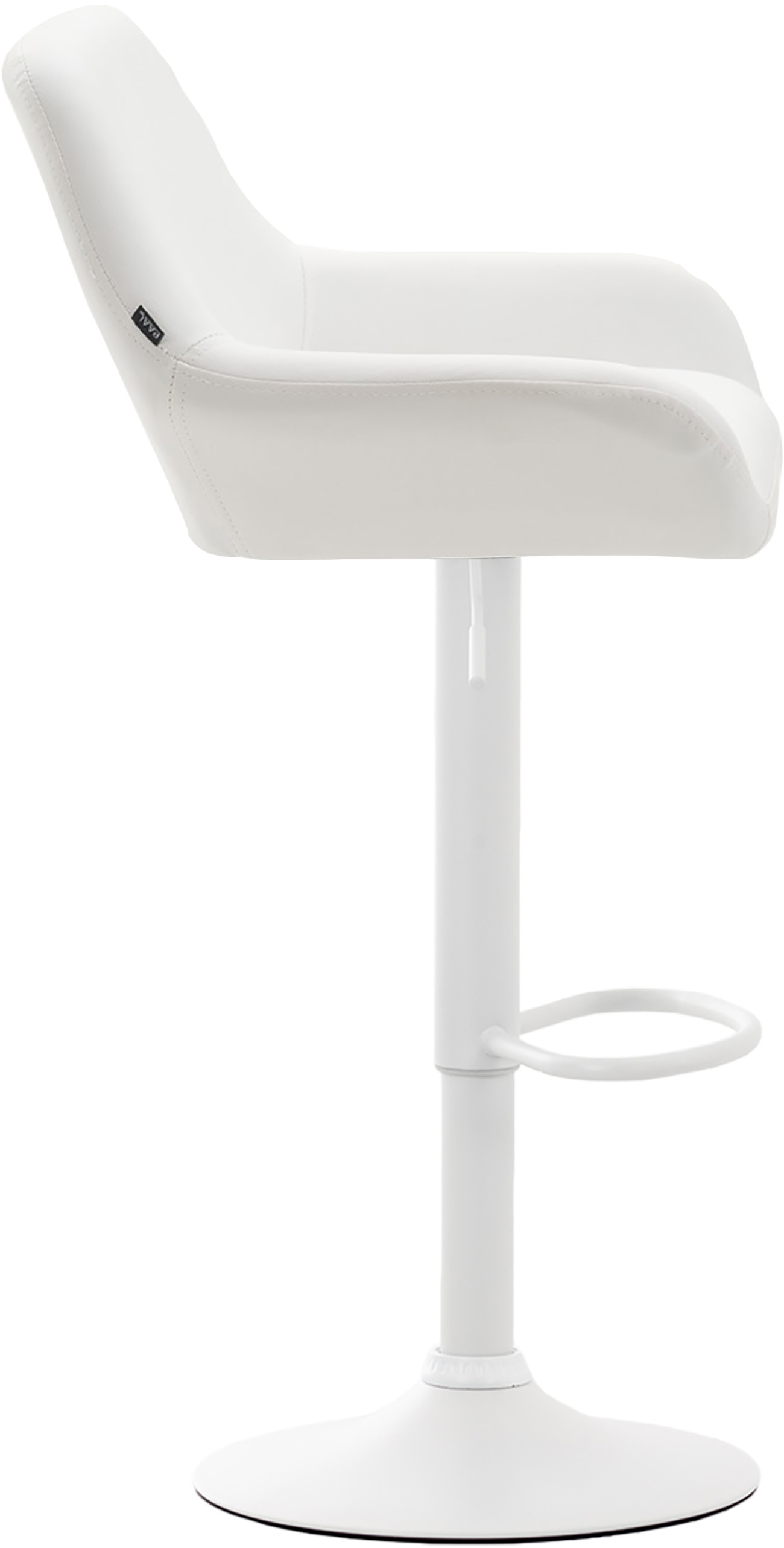 Lot de 2 tabourets de bar Braga en Similicuir