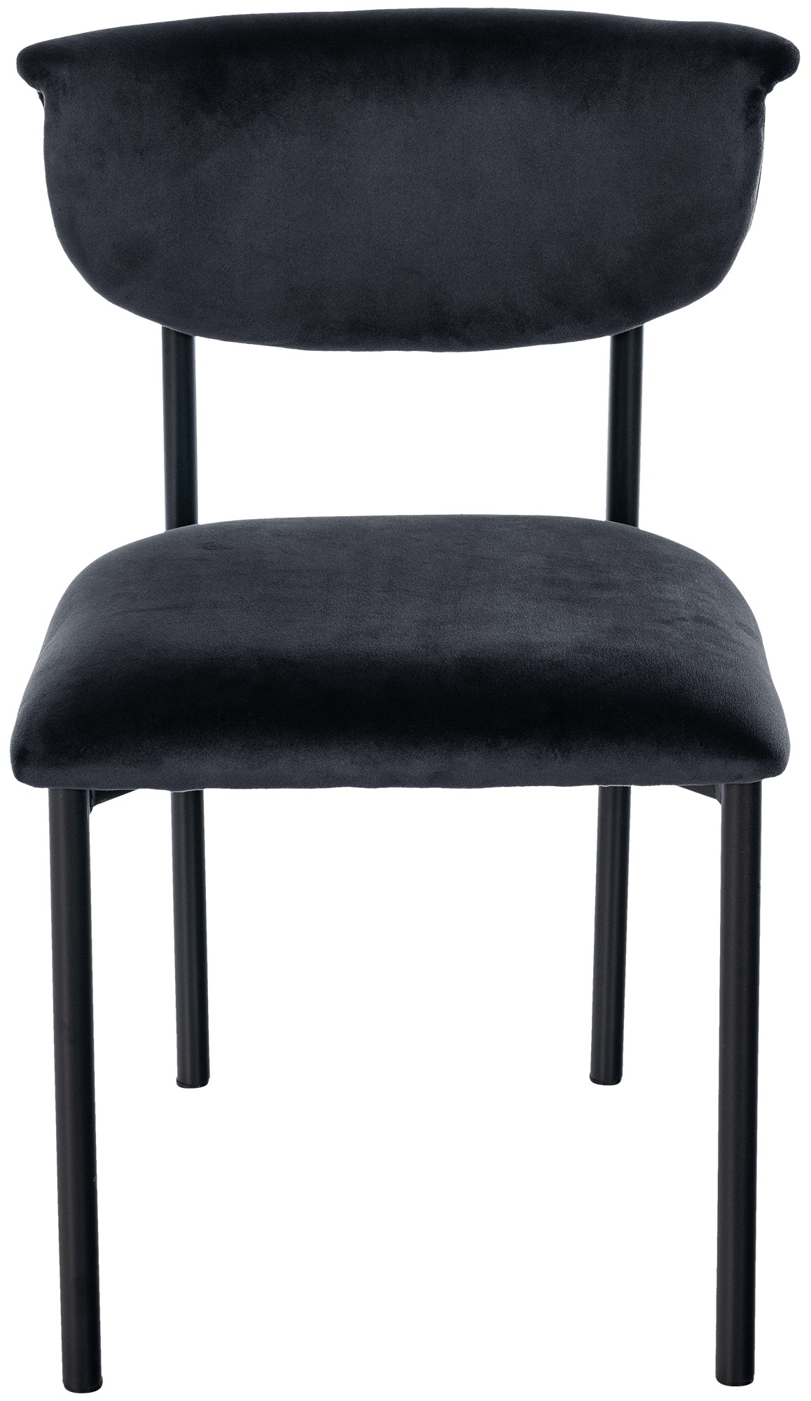Chaise de salle à manger Gambell en Velours