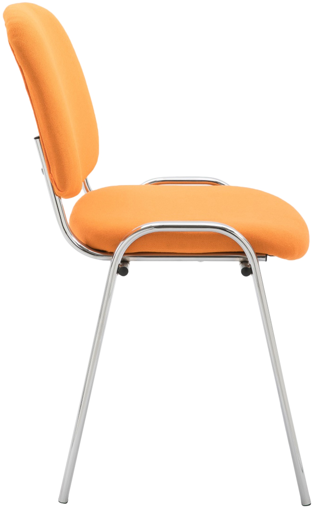 Chaise visiteur Ken support chromé tissu