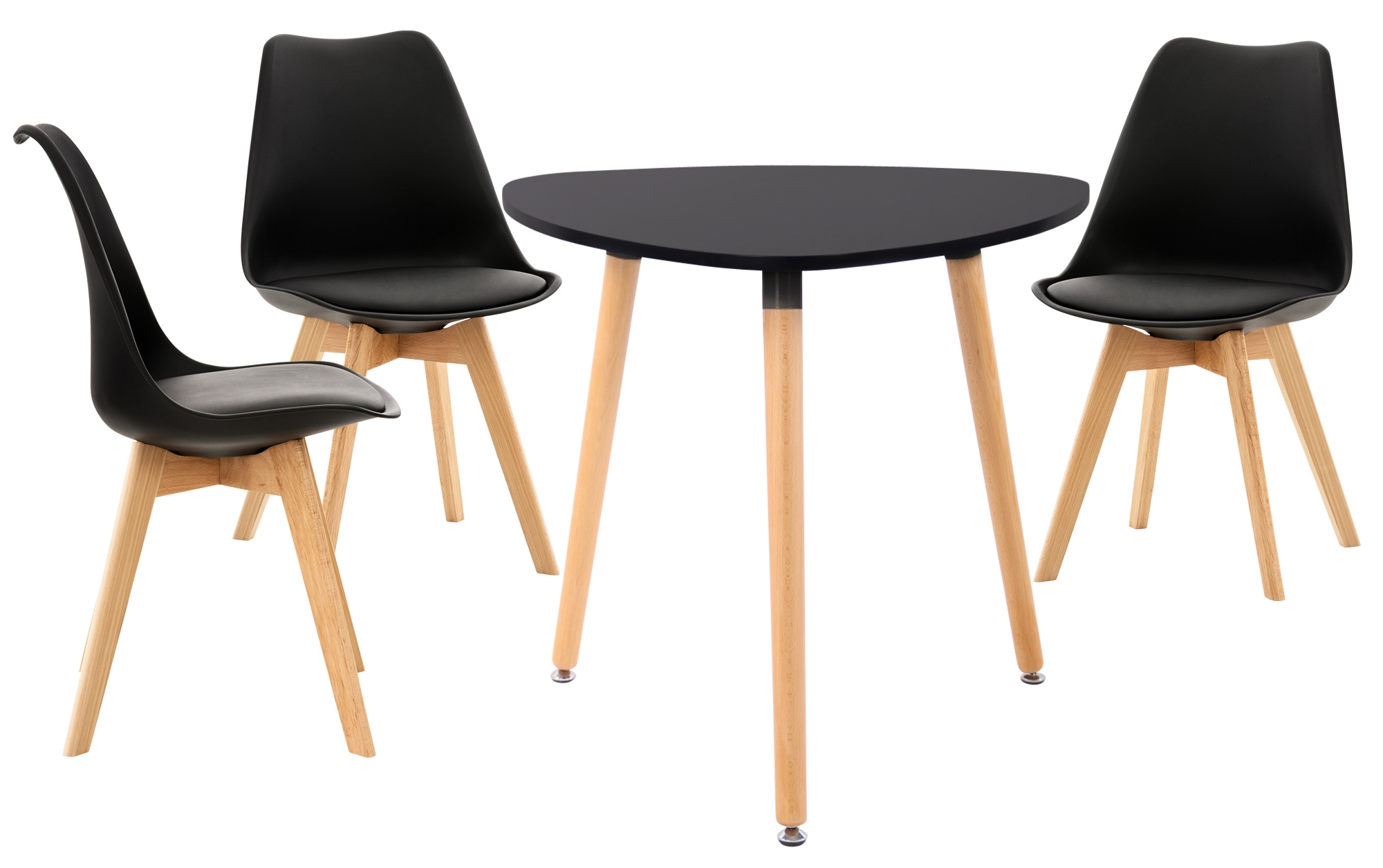 Ensemble de salle à manger Libanera avec 1 Table et 3 chaises