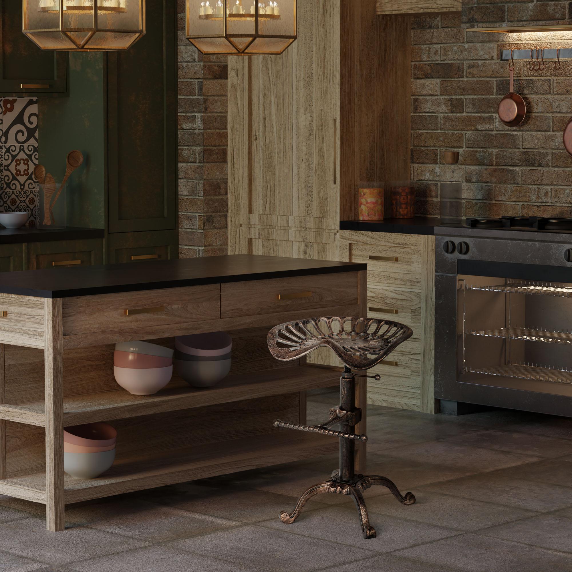 Tabouret de bar Butch au style industriel