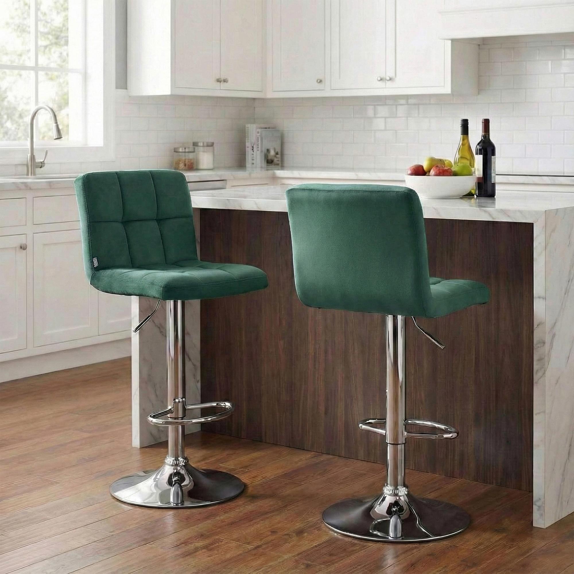 Tabouret de Bar Peru Velours