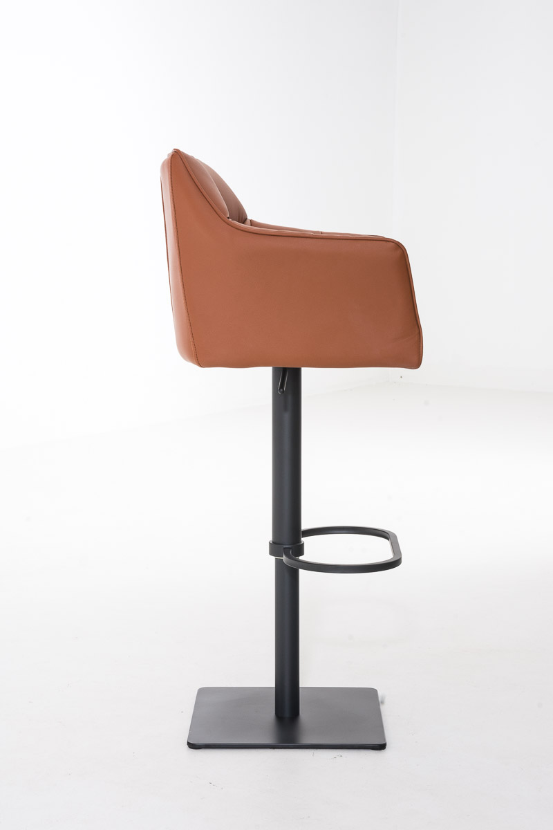 Tabouret de bar Damaso avec revetement en similicuir