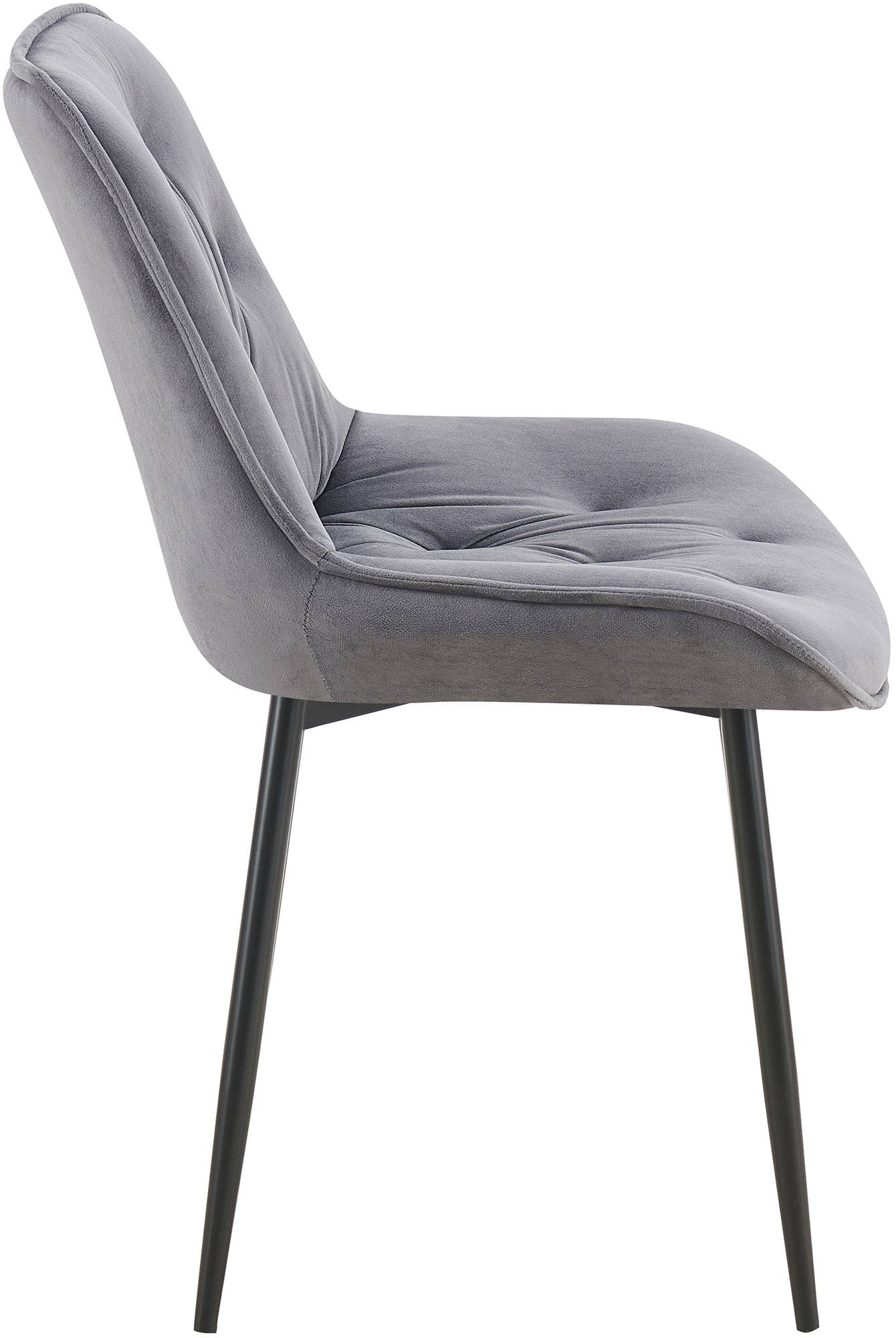 Chaise de salle à manger Wallace velours