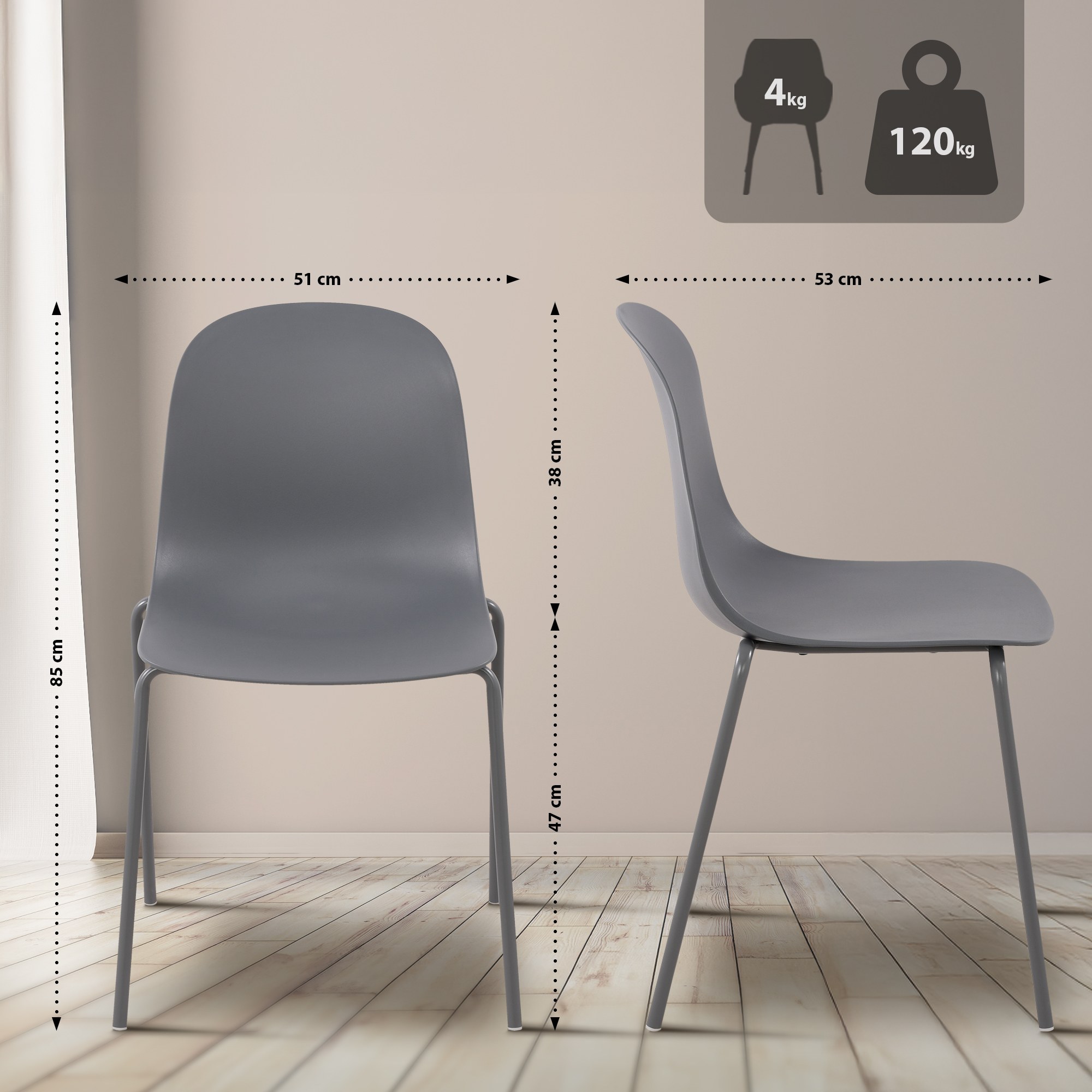 Ensemble de 2 sièges Berdin