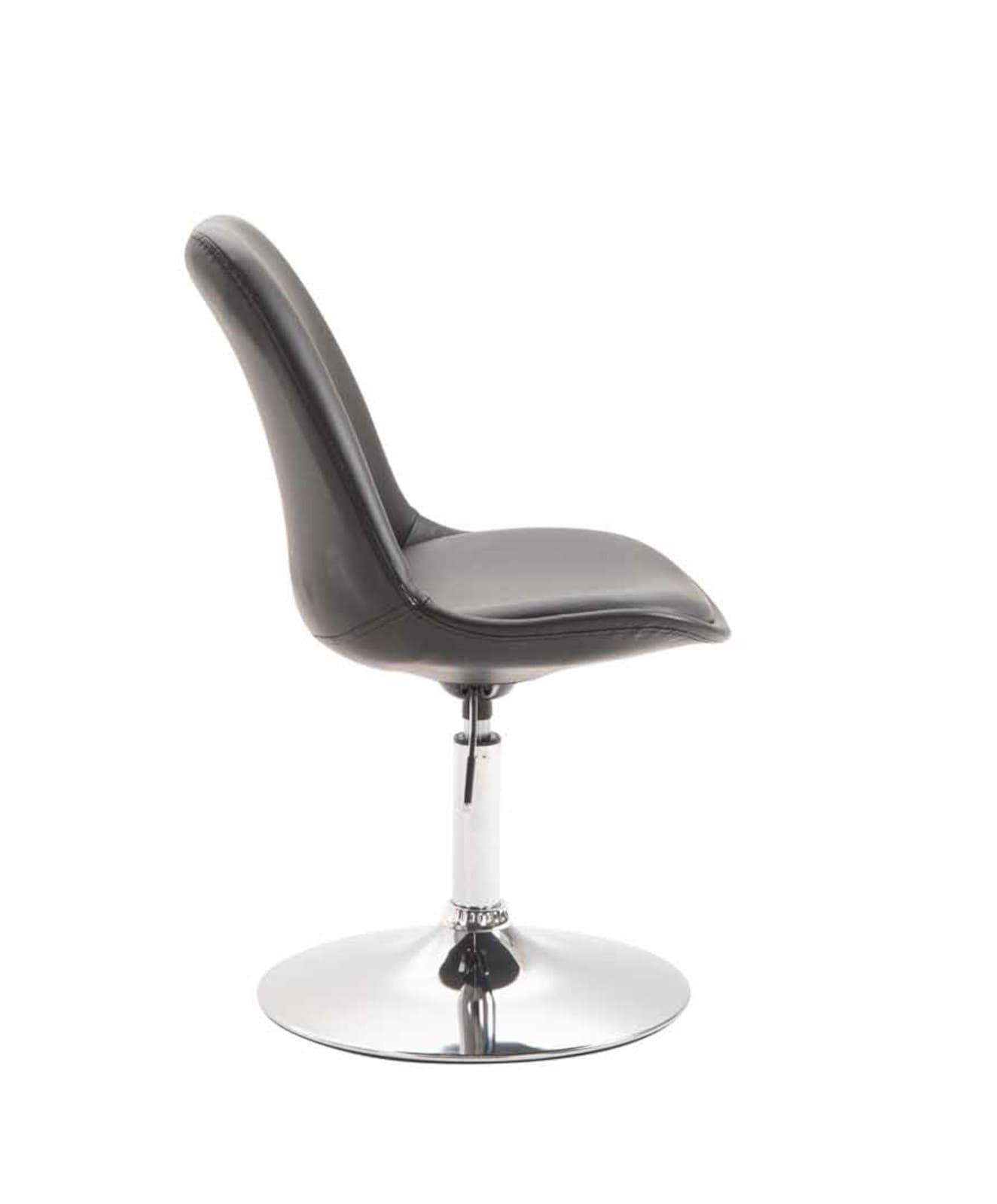 Lot de 4 Chaises de salle à manger Maverick similicuir avec pied trompette