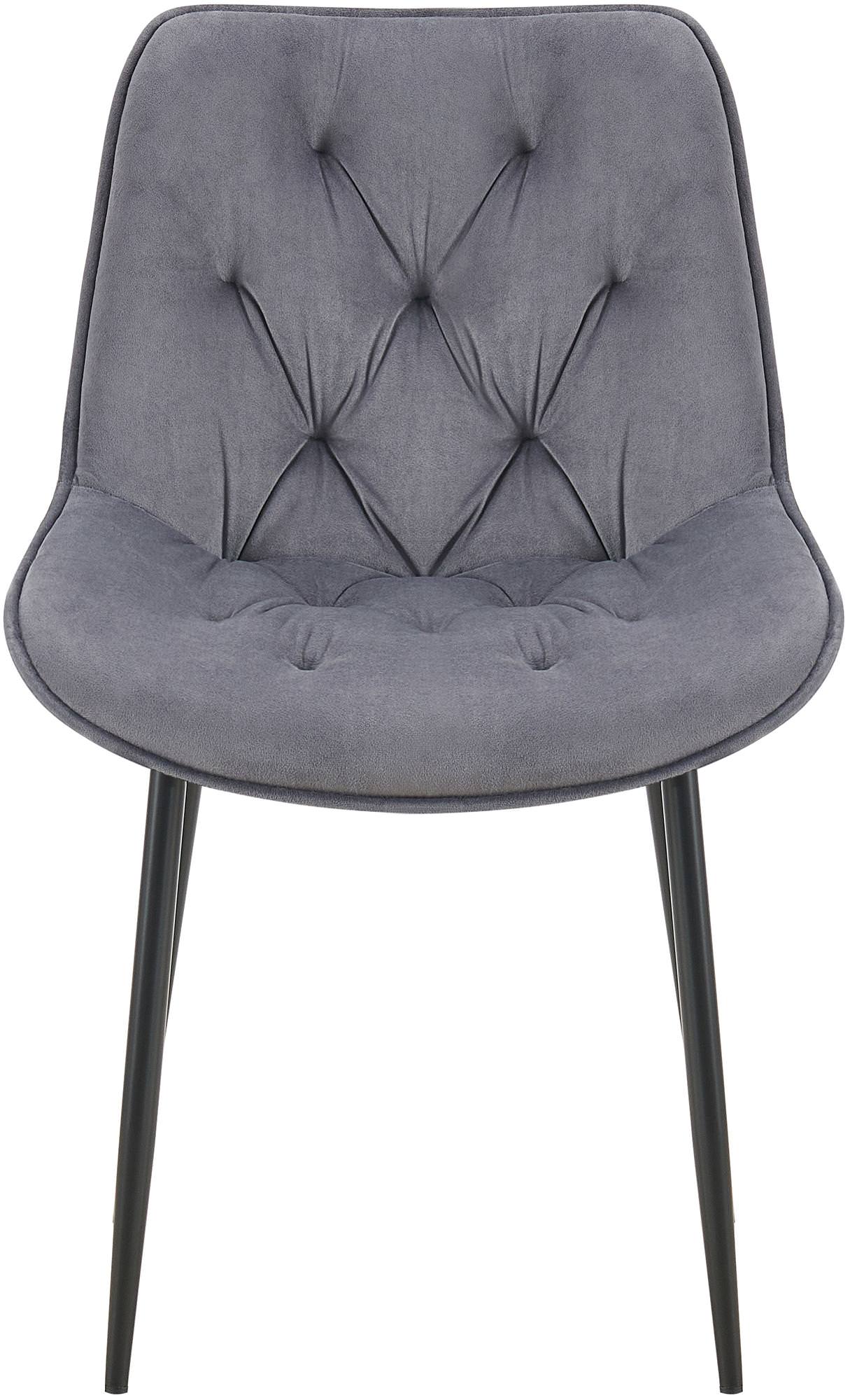 Chaise de salle à manger Wallace velours