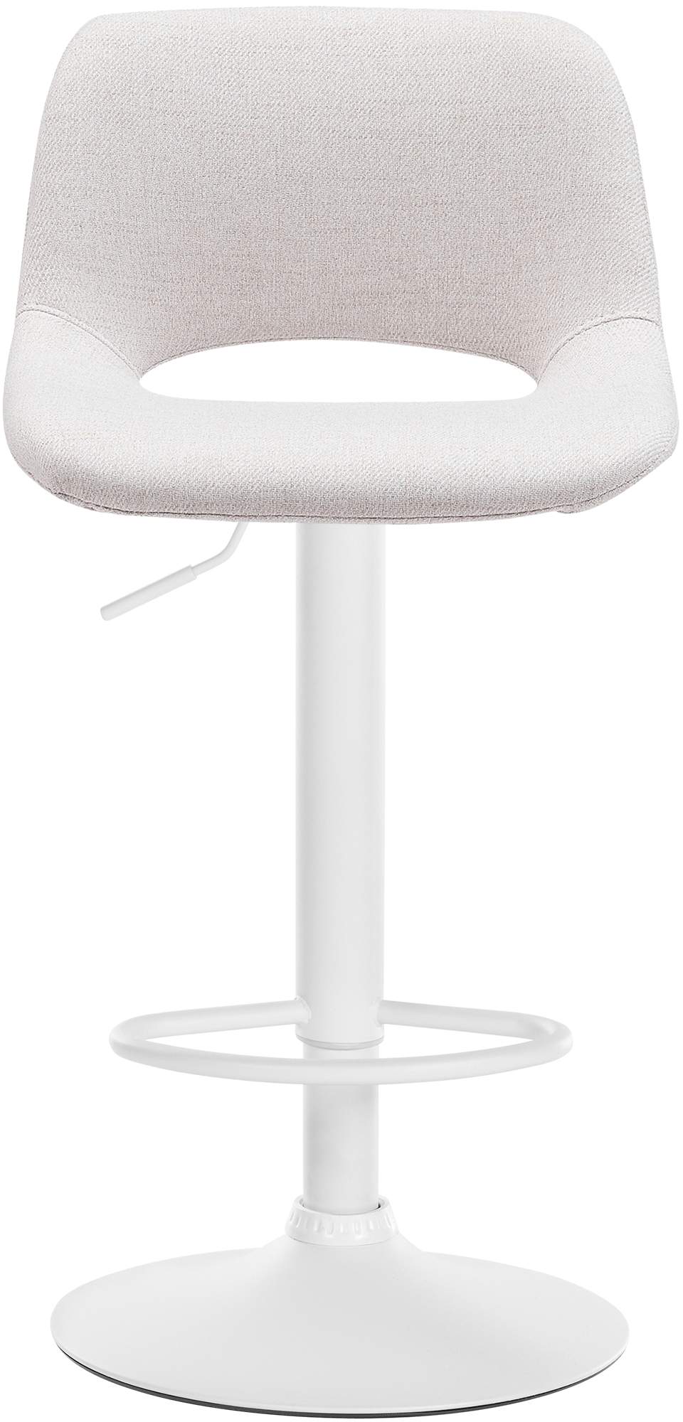 Lot de 2 tabourets de bar Camden tissu
