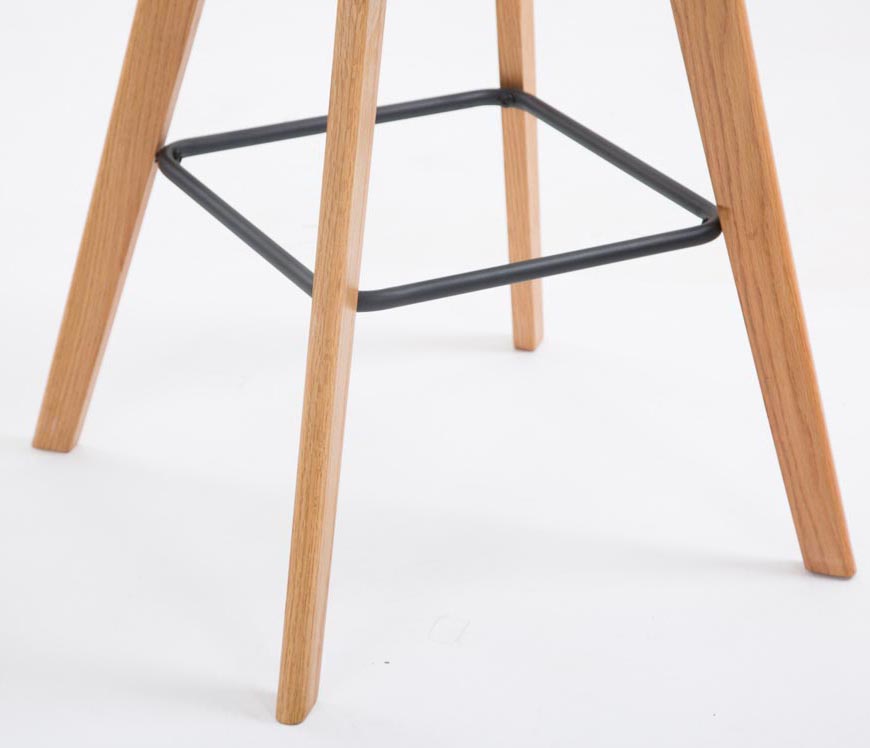Lot de 2 tabourets de bar Metz en tissu