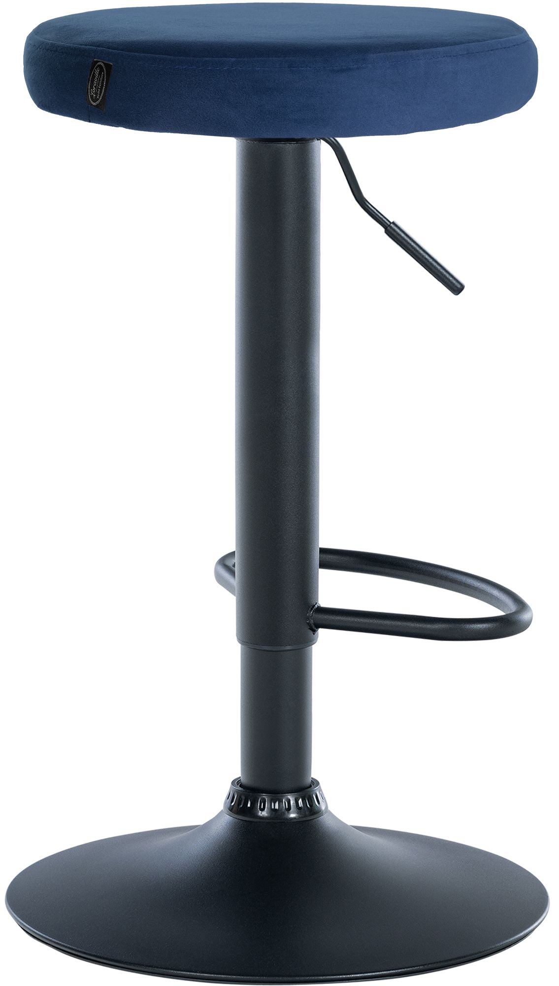 Tabouret de bar Ponte revêtement velours