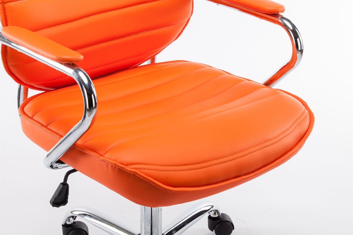 Chaise de Bureau Rako en Cuir Synthétique