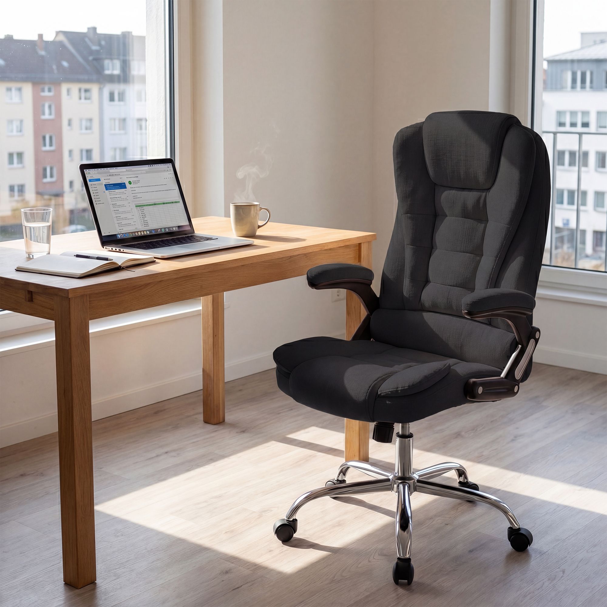 Chaise de bureau Thor Tissu