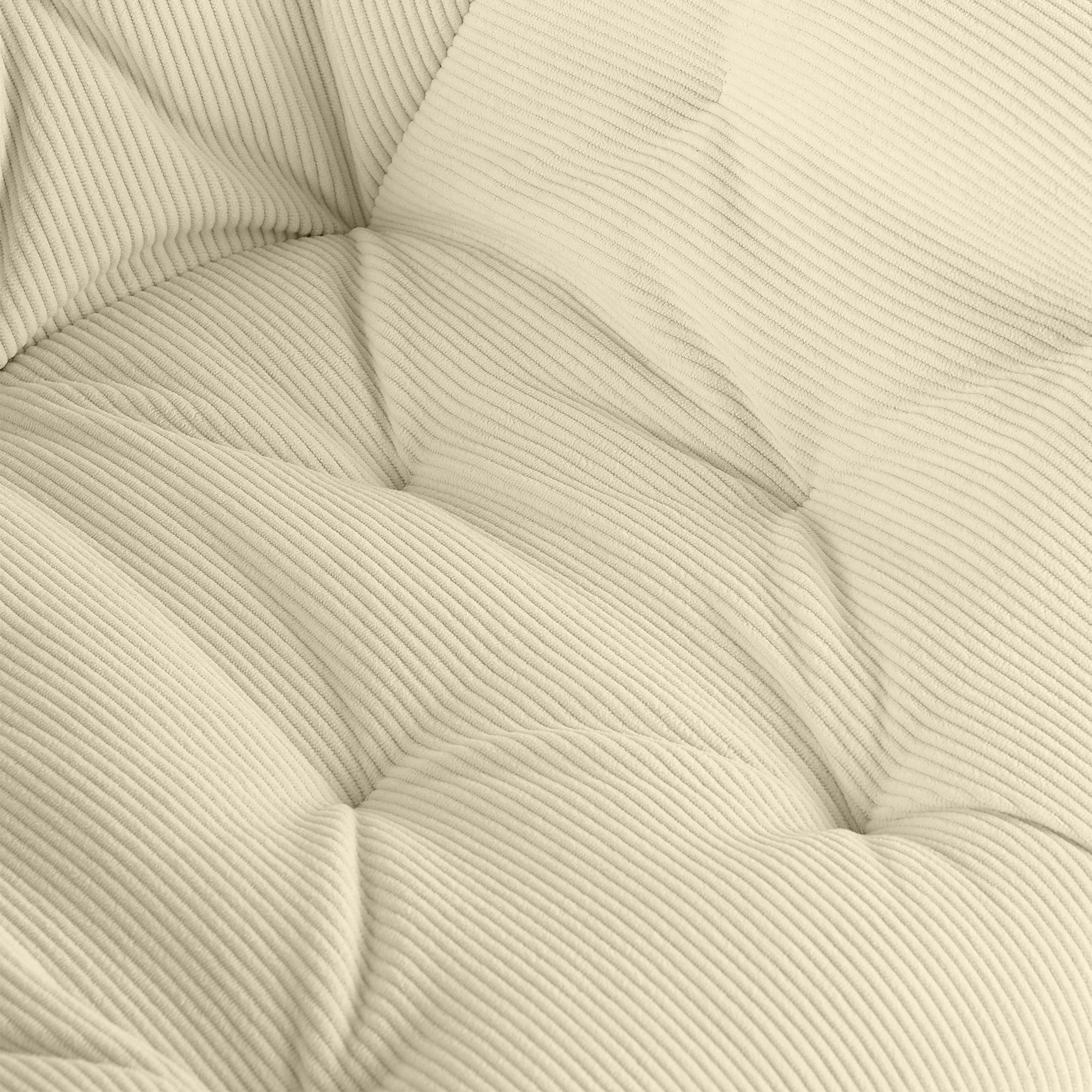Chaise de salle a manger Rimio en velours côtelé