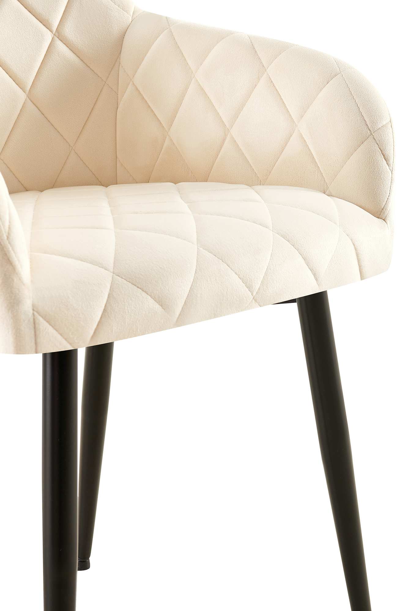 Chaise de salle à manger Monett Velours