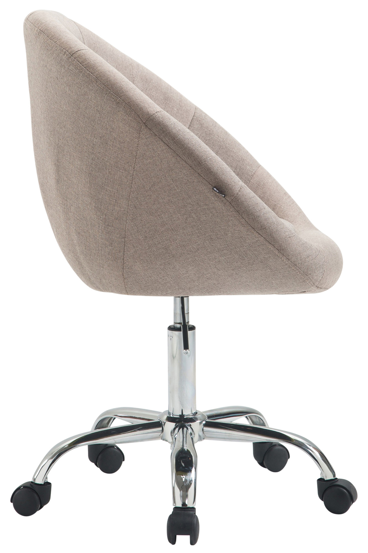 CLP Chaise de Bureau London V2 en Tissu avec Hauteur ajustable et Siège pivotant