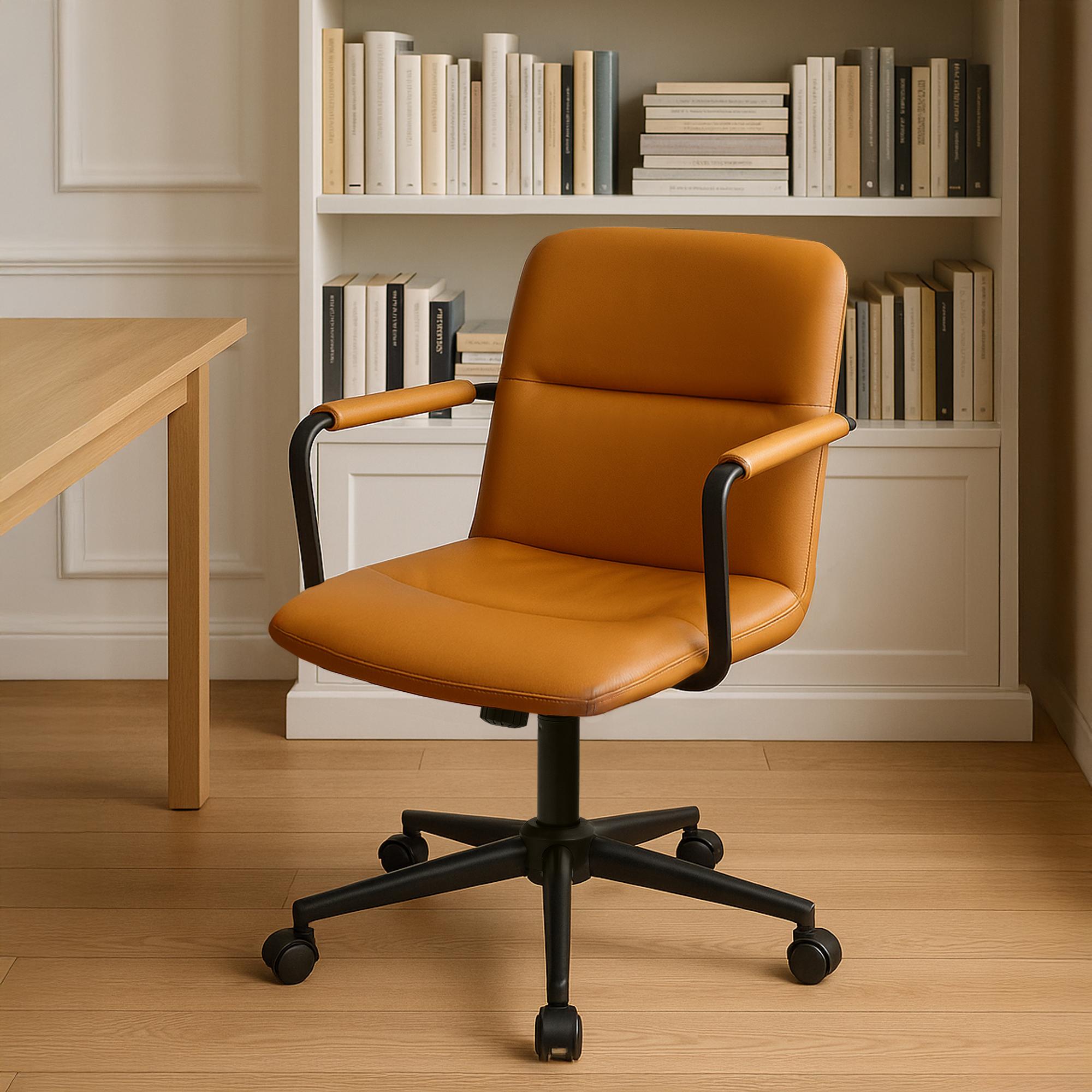 Chaise de Bureau Hilda Cuir Véritable
