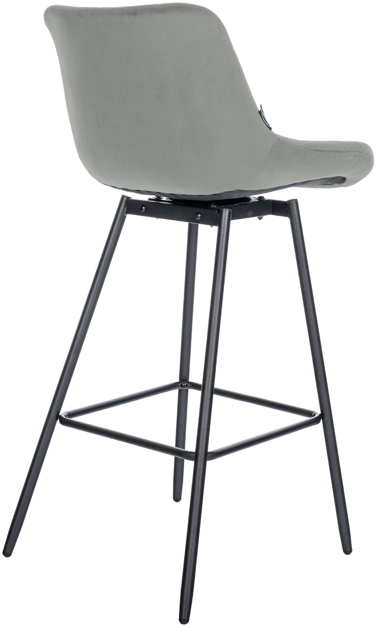 Lot de 4 tabourets de bar Weston pivotants