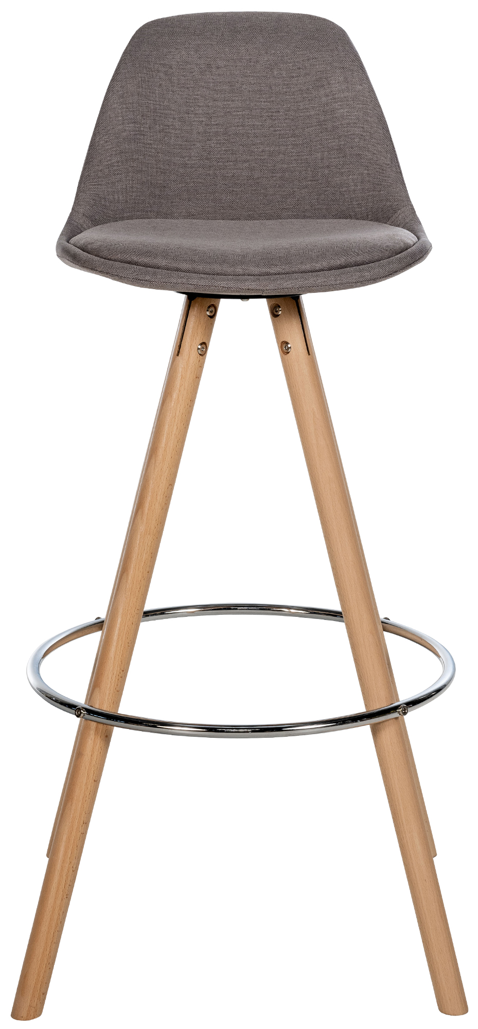 Tabouret de bar Corbin Tissu Rond