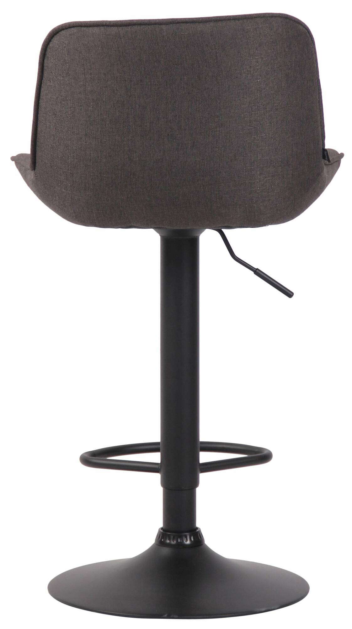 Lot de 2 Tabourets de bar Lentini en Tissu Pied trompette en Métal