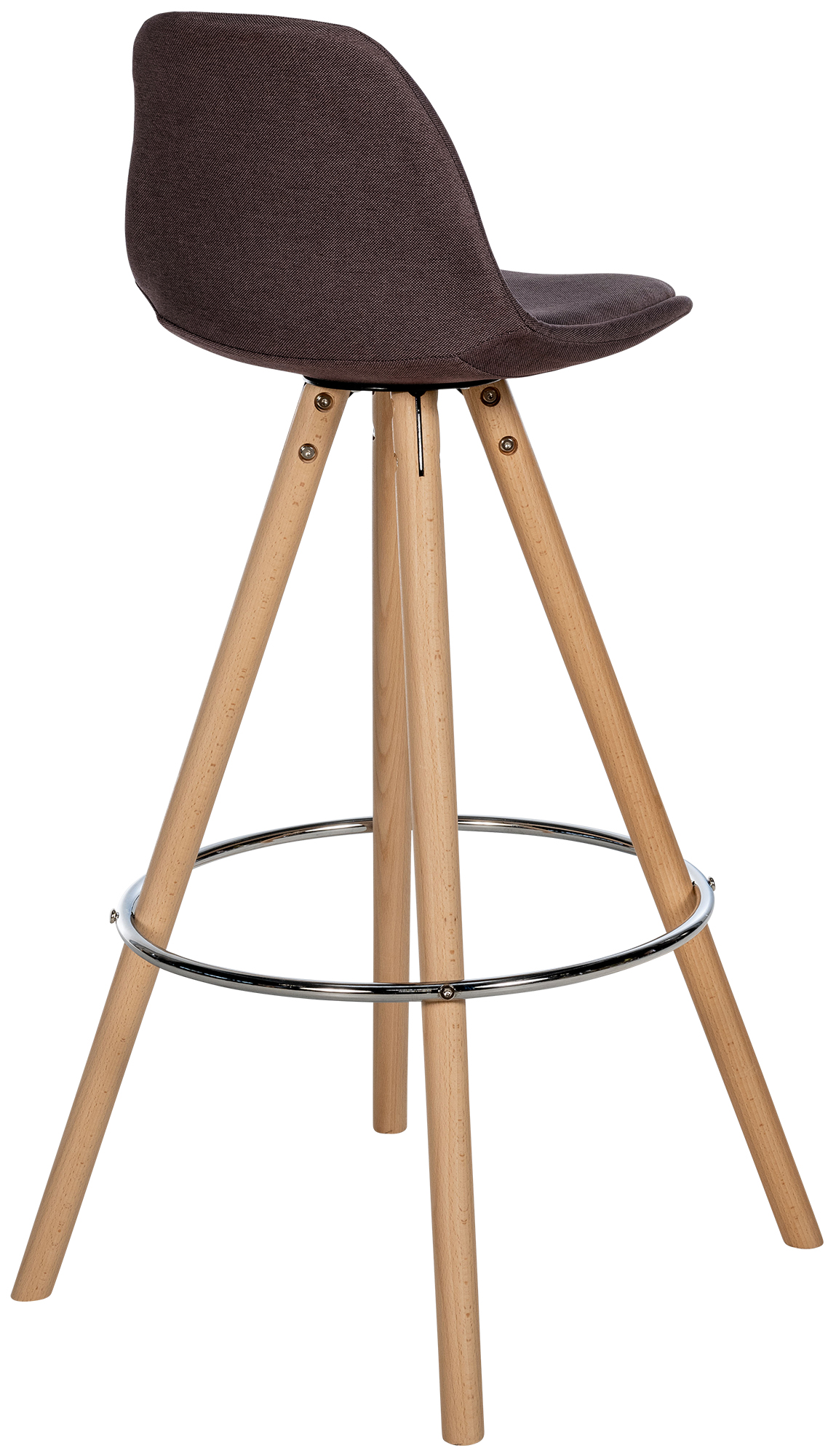 Tabouret de bar Corbin Tissu Rond