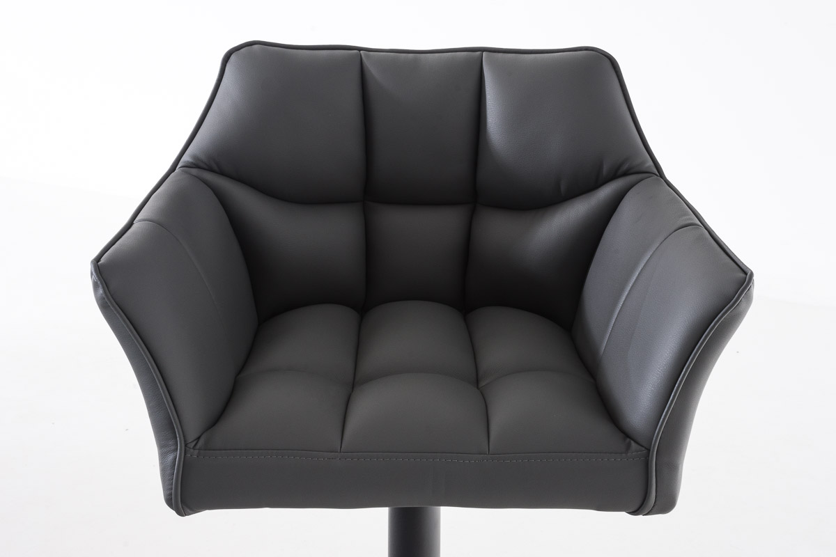 Tabouret de bar Damaso avec revetement en similicuir