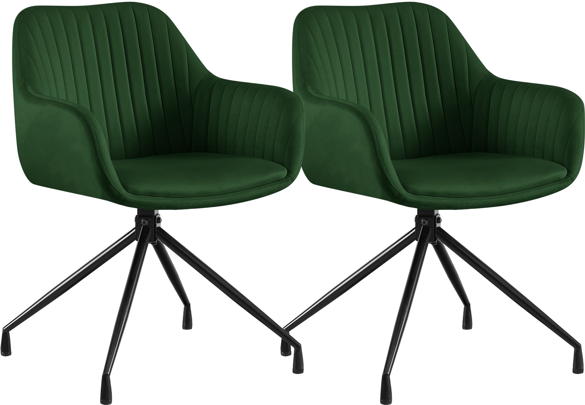 Lot de 2 chaises de salle a manger Novanis