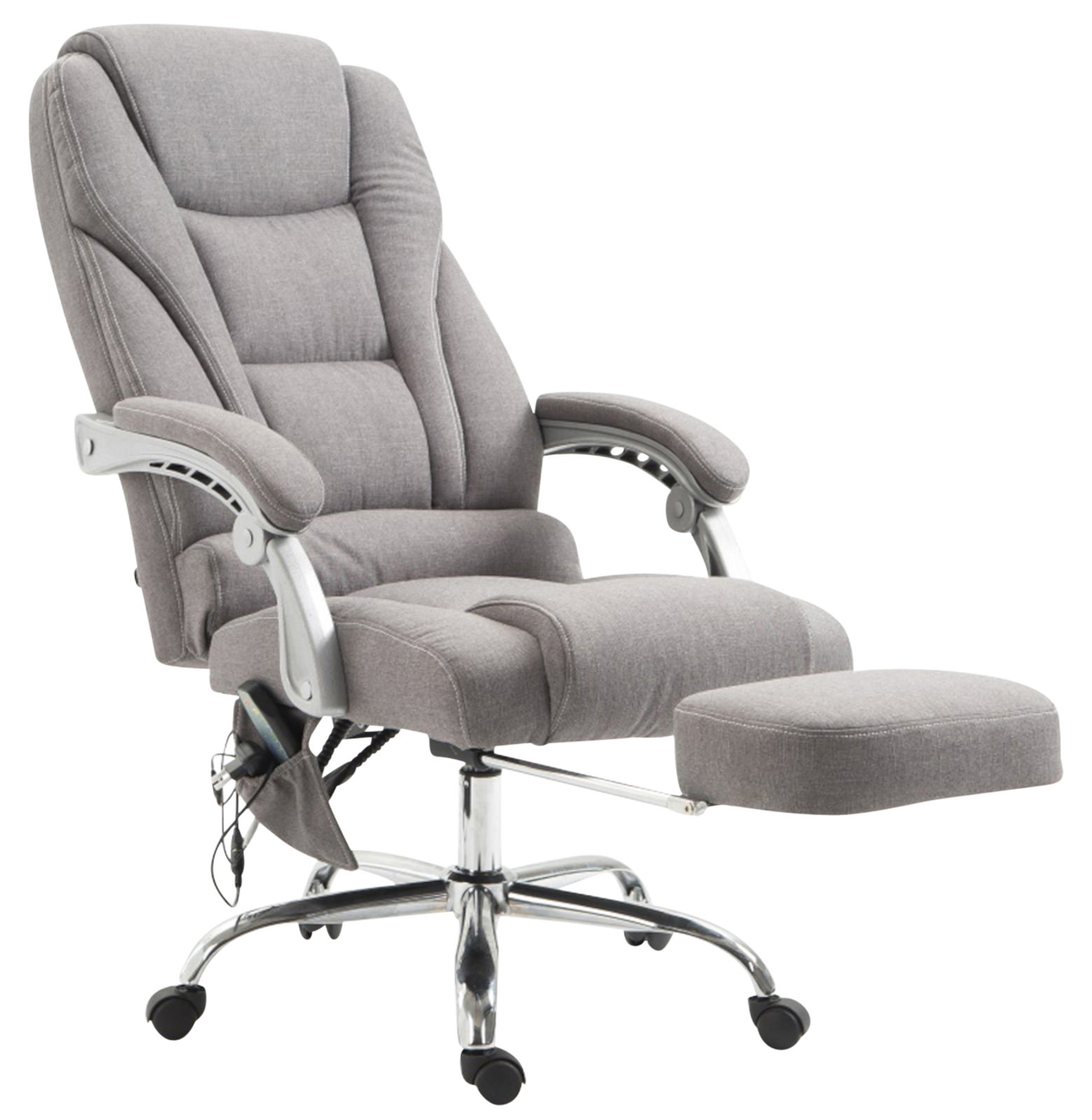 Fauteuil de bureau Pacific avec fonction massage tissu