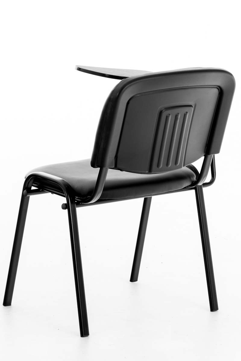 Chaise Ken en similicuir avec tablette rabattable
