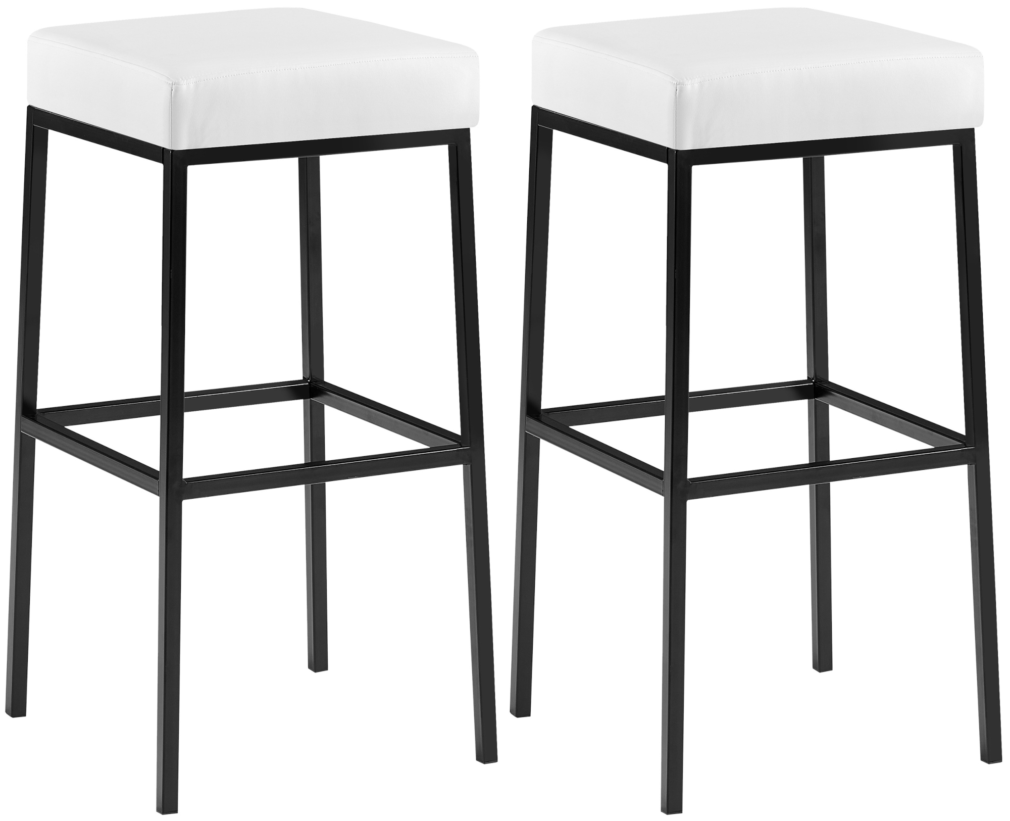 Set de 2 tabourets de bar Montreal revêtement en simili cuir