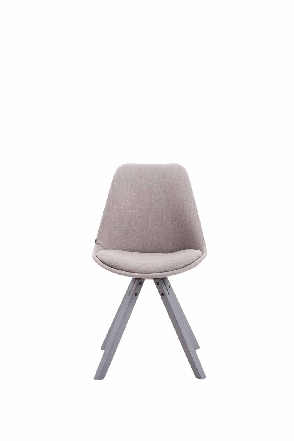 Chaise Toulouse tissu piétement en forme carrée