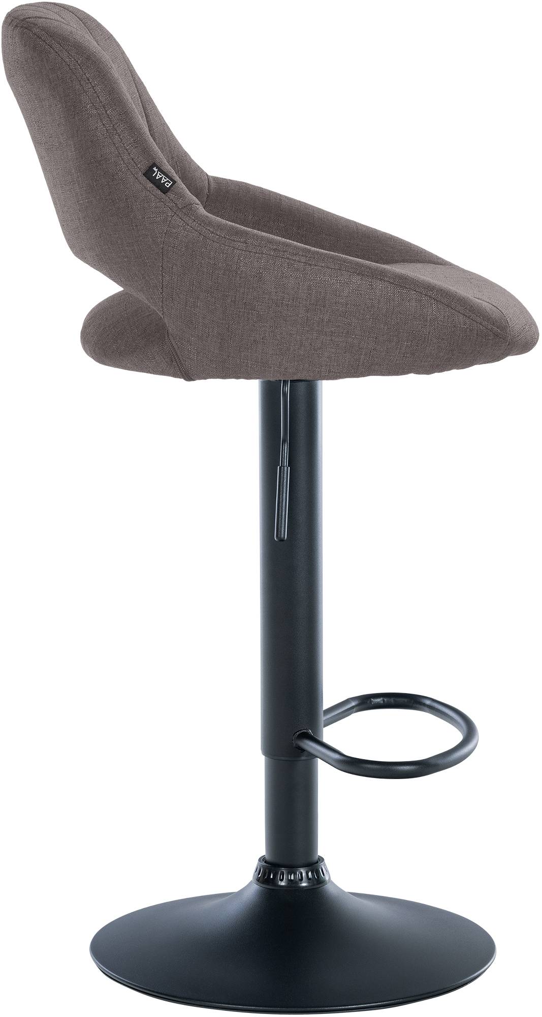 Lot de 2 tabourets de bar Milet en tissu