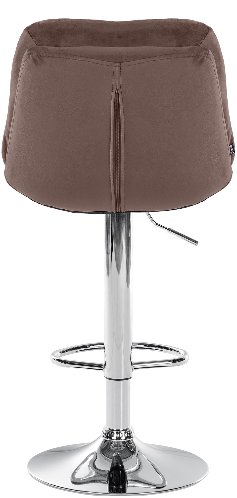 Tabouret de bar Laurel velours
