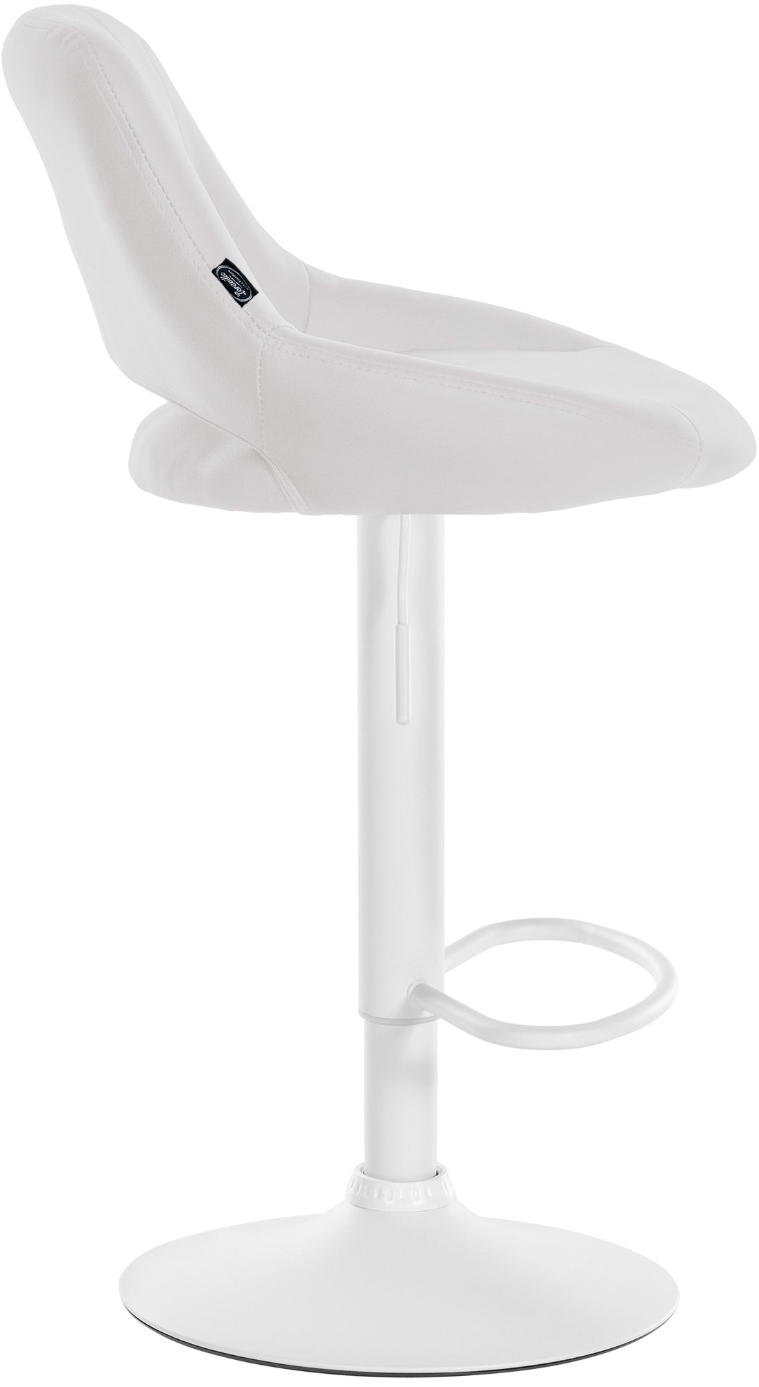Lot de 2 tabourets de bar Milet en similicuir