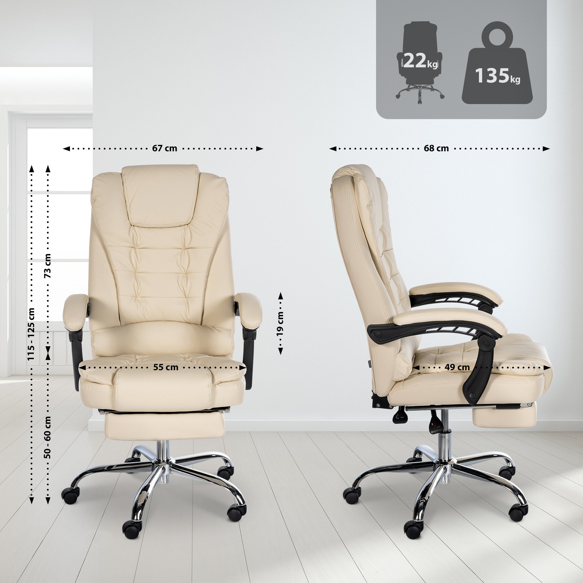 Chaise de bureau Oxygen