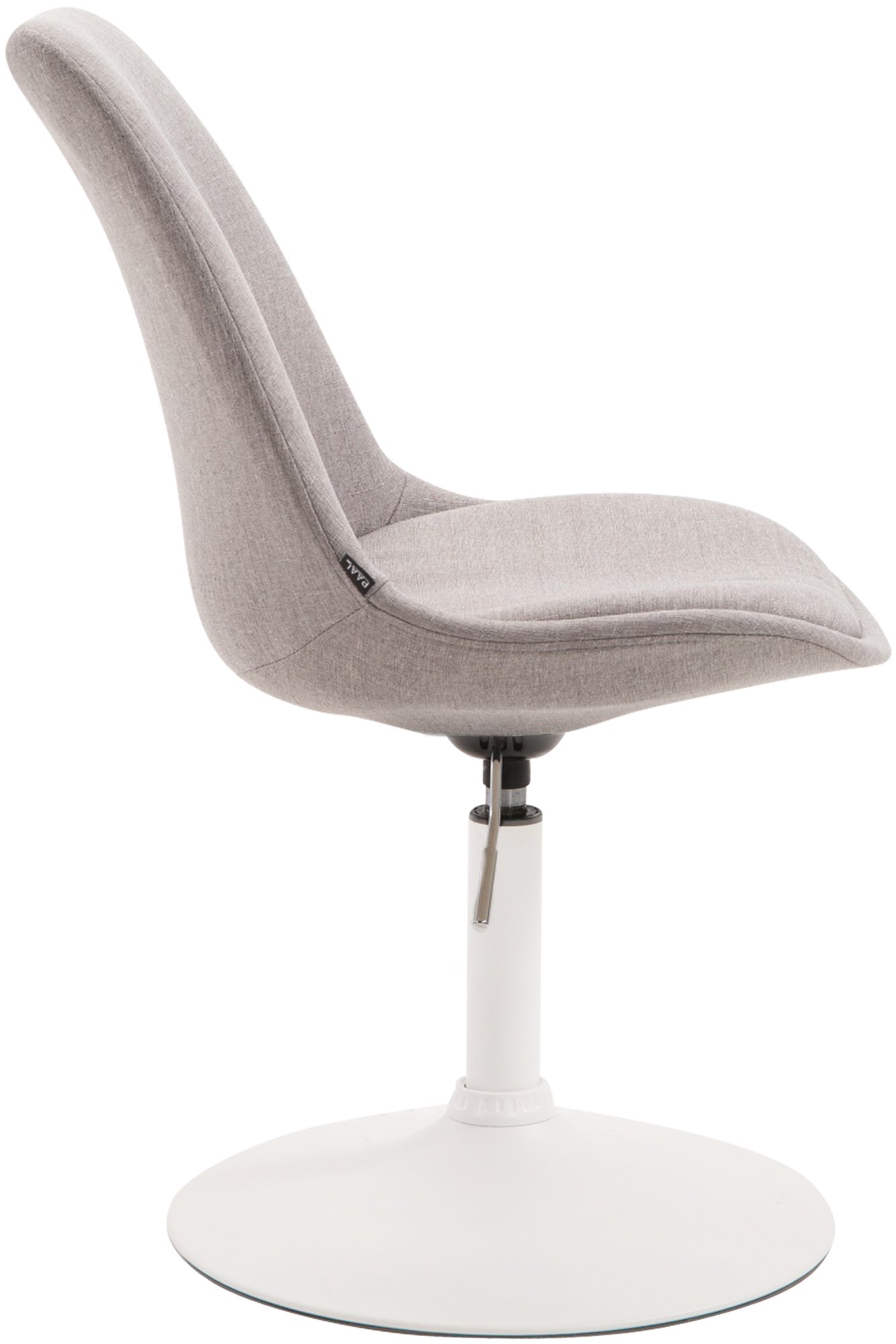 Chaise de salle à manger Maverick tissu avec pied trompette