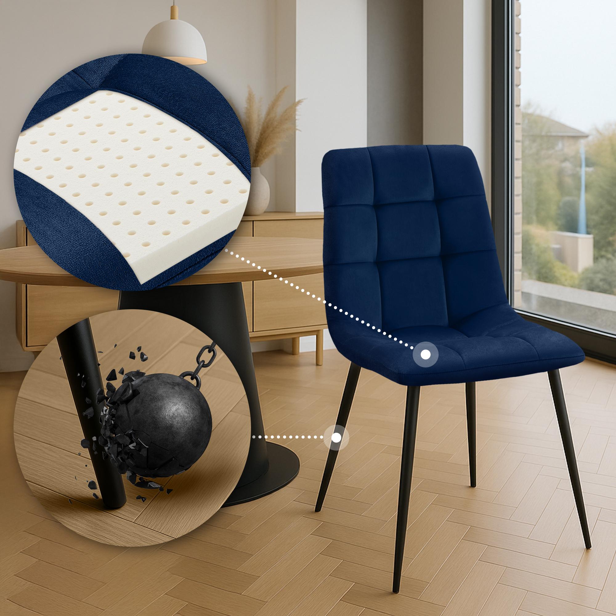 Lot de 4 chaises de salle à manger Tilde